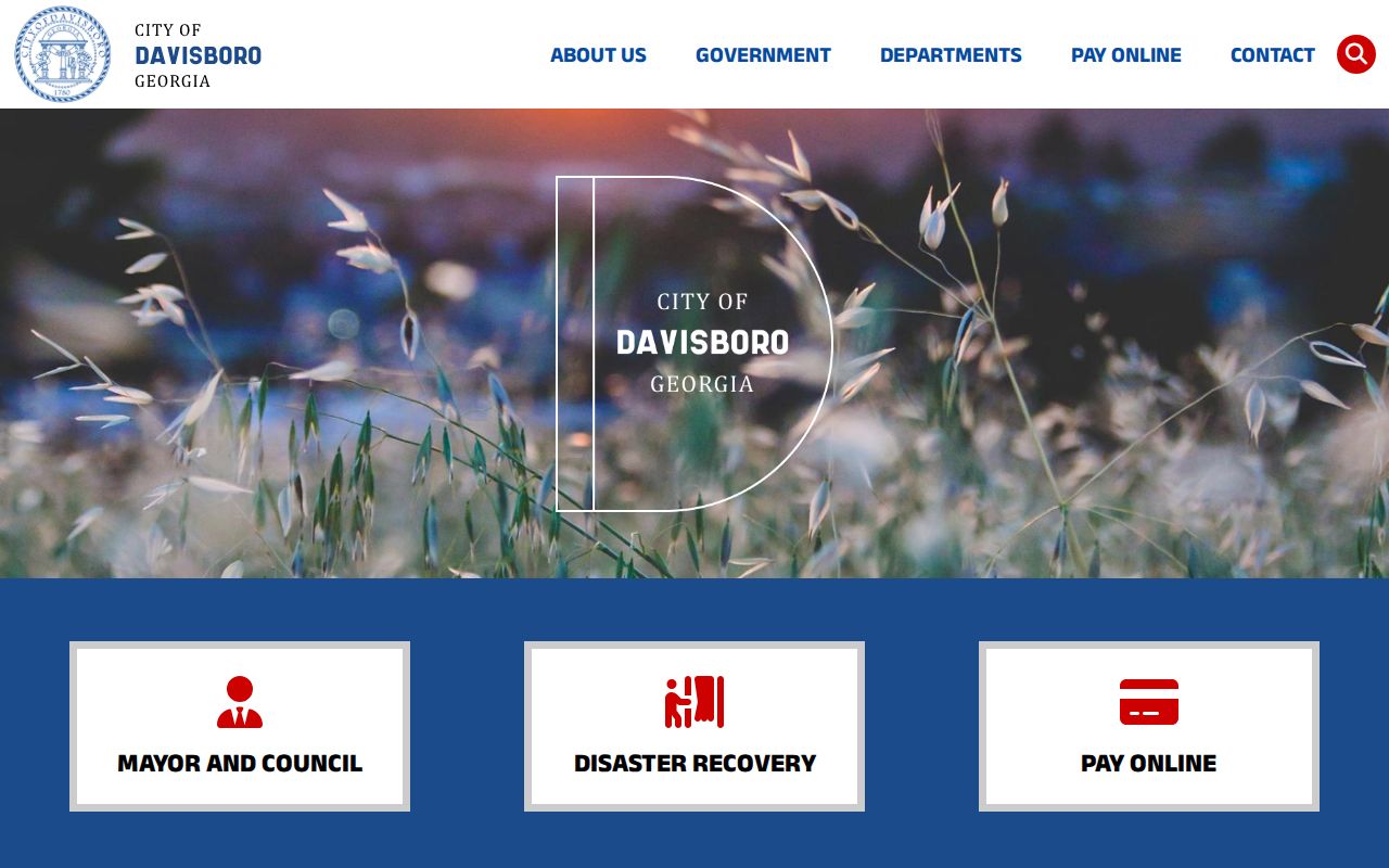 Washington County arrest records Davisboro official contacts